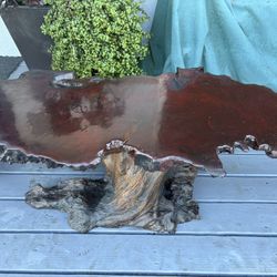 🌿💙🌸REDWOOD BURL COFFEE OR END TABLE💙💓🌿