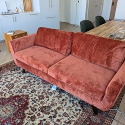 Moving Sale - Plush Red Sofa