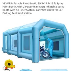 portable New Spray Booth With Blowers