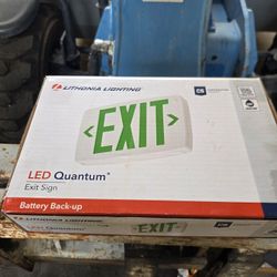6 Brand New Exit Signs