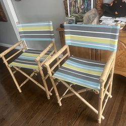 Bamboo Mid Directors Chairs 