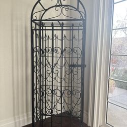 Wrought Iron Wine Rack