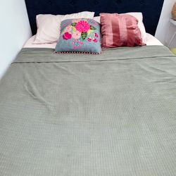 Queen Bed Frame With Memory Foam Mattress