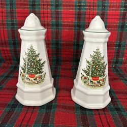 PFALTZGRAFF Christmas Heritage Salt & Pepper Shakers and Sugar, Creamer