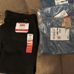 Jean Shorts Size 40; Black jeans 40x30