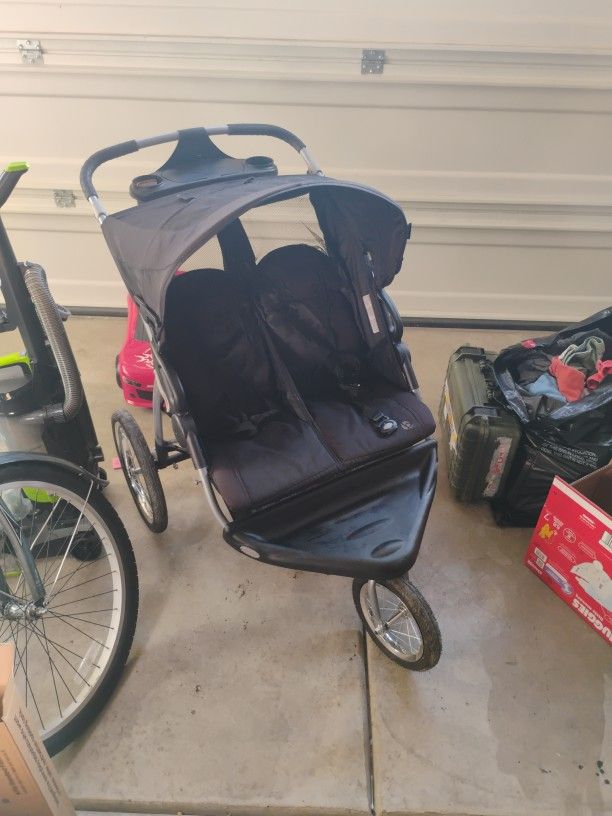 Used Baby Trend  Double Stroller 