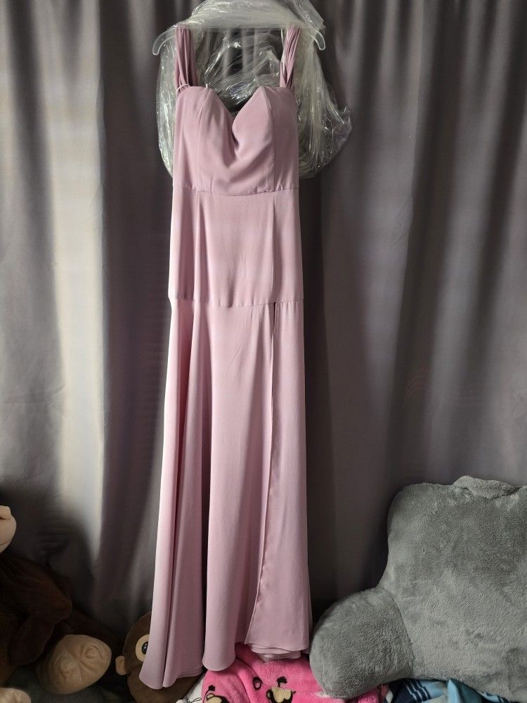 Dear Emilia Off The Shoulder Peom Dress