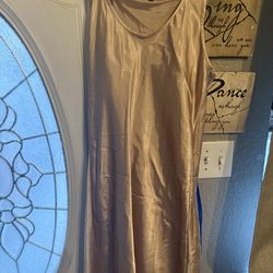 Satin slip dress