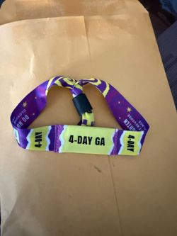 Lollapalooza 4 day wristband Live RAFFLE!!!
