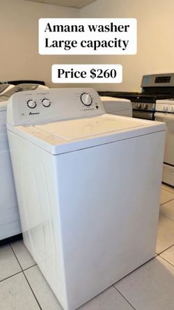 Washer large load warranty included ✅