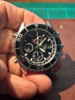 Seiko chronograph watch