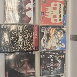 PS3 PS2 Playstation Video Games - $10 Each - Man Cave Kid Toys Retro Vintage