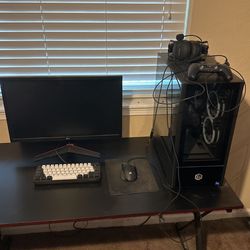 CyberPower Gaming PC w/ Accessories (Monitor, Mouse & Keyboard, Headset & PS5 Controller) Willing To Throw In Desk