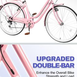 EISYROOD Beach Cruiser Bike