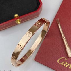 Gold Cartier Love Bracelet