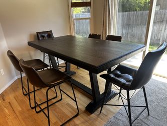 6 Person Dining Table With Chairs 