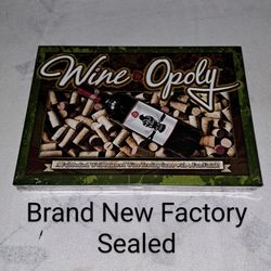 Brand New Factory Sealed Wine-Opoly Board Game