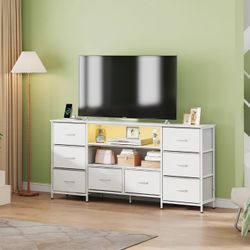 ADSG086  WLIVE TV Stand Dresser for 65,70 inch TV, New in box