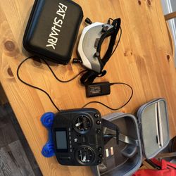 FPV Drone Fat Shark Gov Goggles And Radio master Boxer 