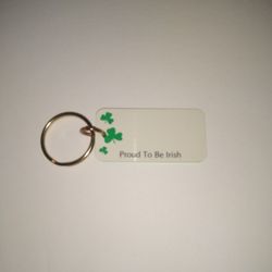 New Proud To Be Irish Keychain