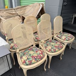 Cane Back Dining Chairs