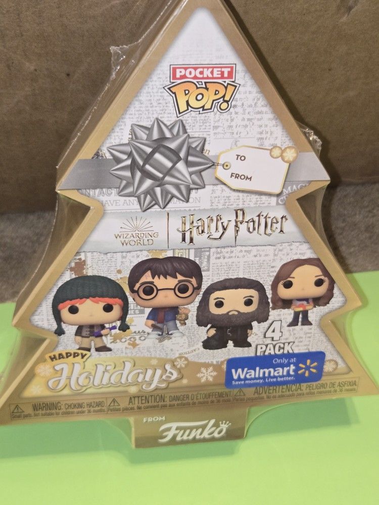 Harry Potter 4 Pocket Pops EXCLUSIVE Mini Funko