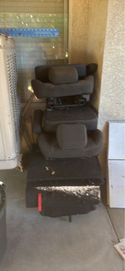 4 chairs from 2015 ford connect transit