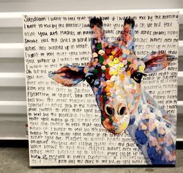 Giraff Painting