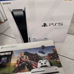 PS5 And XBOX one S