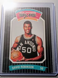 1988-89 Diamond Shamrock Rookie RC DAVID ROBINSON San Antonio Spurs RARE!