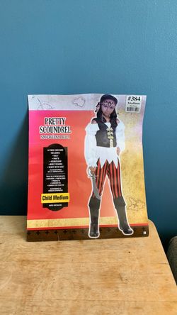 HALLOWEEN PIRATE KIDS SIZE MEDIUM COSTUME