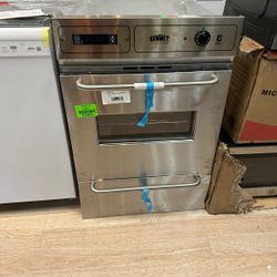 SUMMIT TEM788BKW 24 Inch Single Electric Wall Oven 5CM1