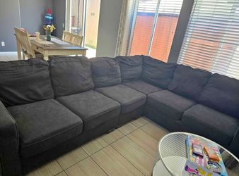 Ashley HomeStores Dark Gray 3pc Sectional Sofa