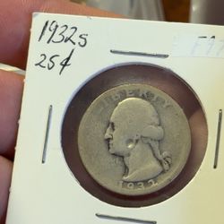 1932-S Key Date Quarter, G06/VG8