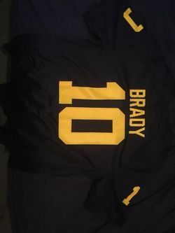 Ton Brady Michigan jersey