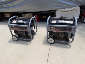 2 BRIGGS & STRATTON generators 4375 watts $350 each both working great 220v / 110v