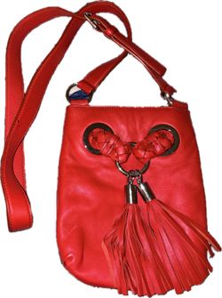 MK Michael Kors Red Crossbody Bag