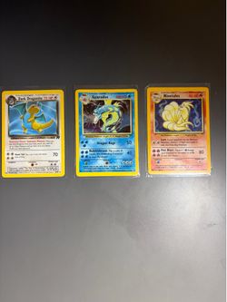Vintage pokemon cards