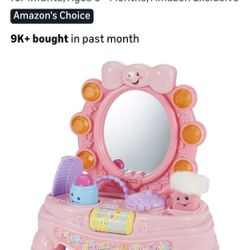 Fisher-Price Baby & Toddler Laugh & Learn Magical Musical Mirror Pretend Vanity Set *Great Bridge*