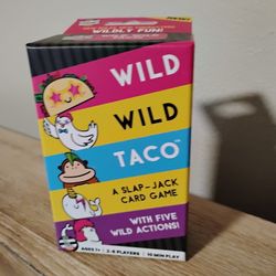Brand New Card Game Wild Taco A Slap Jack 