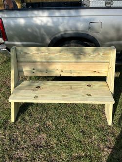 Wooden  outdoor bench