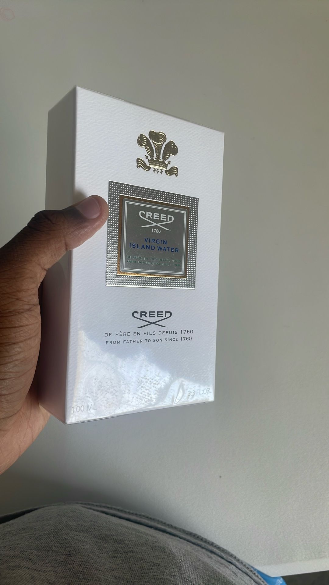 Creed Virgin Island Water