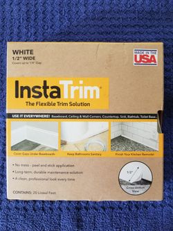 RV InstaTrim White 1/2" Wide