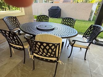 Outdoor dining set Aluminium