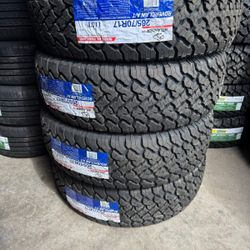 265/70/17 All Terrain Atlander Tires