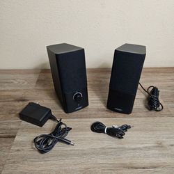 Bose Companion 2 Series III Multimedia Speaker System With AC Adapter - TESTED
