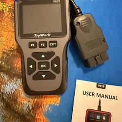 Brand New TryWork V619 OBD2 Car Scanner Diagnostic Code Reader Check Engine Tool