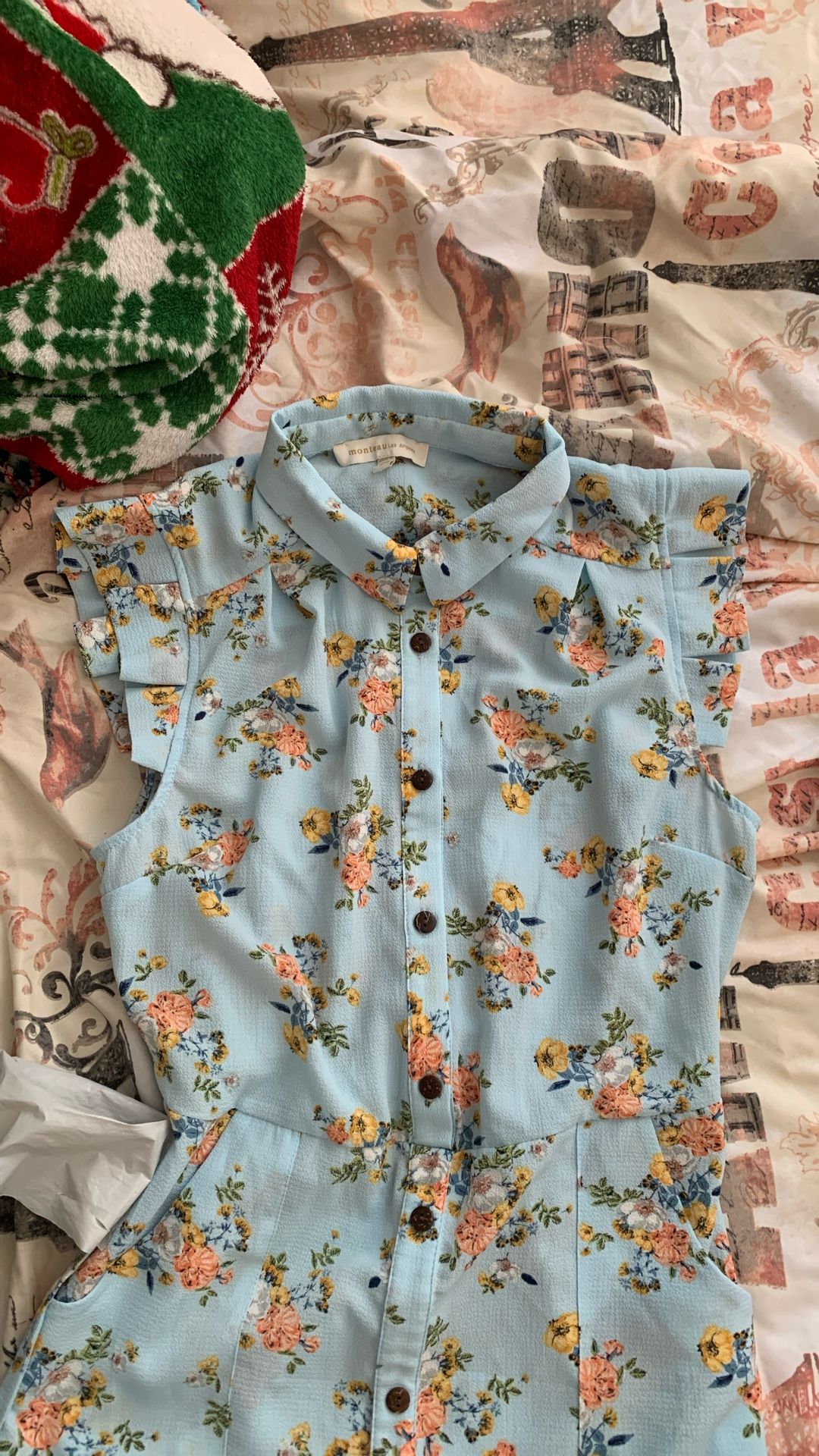 Blue dress size large