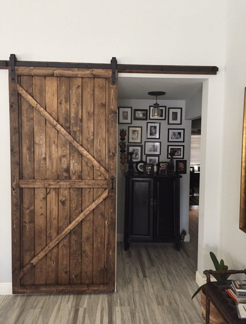 Custom made barn doors