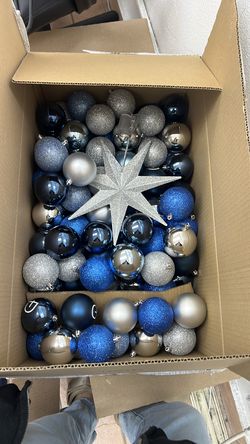 Christmas ornaments plus star
